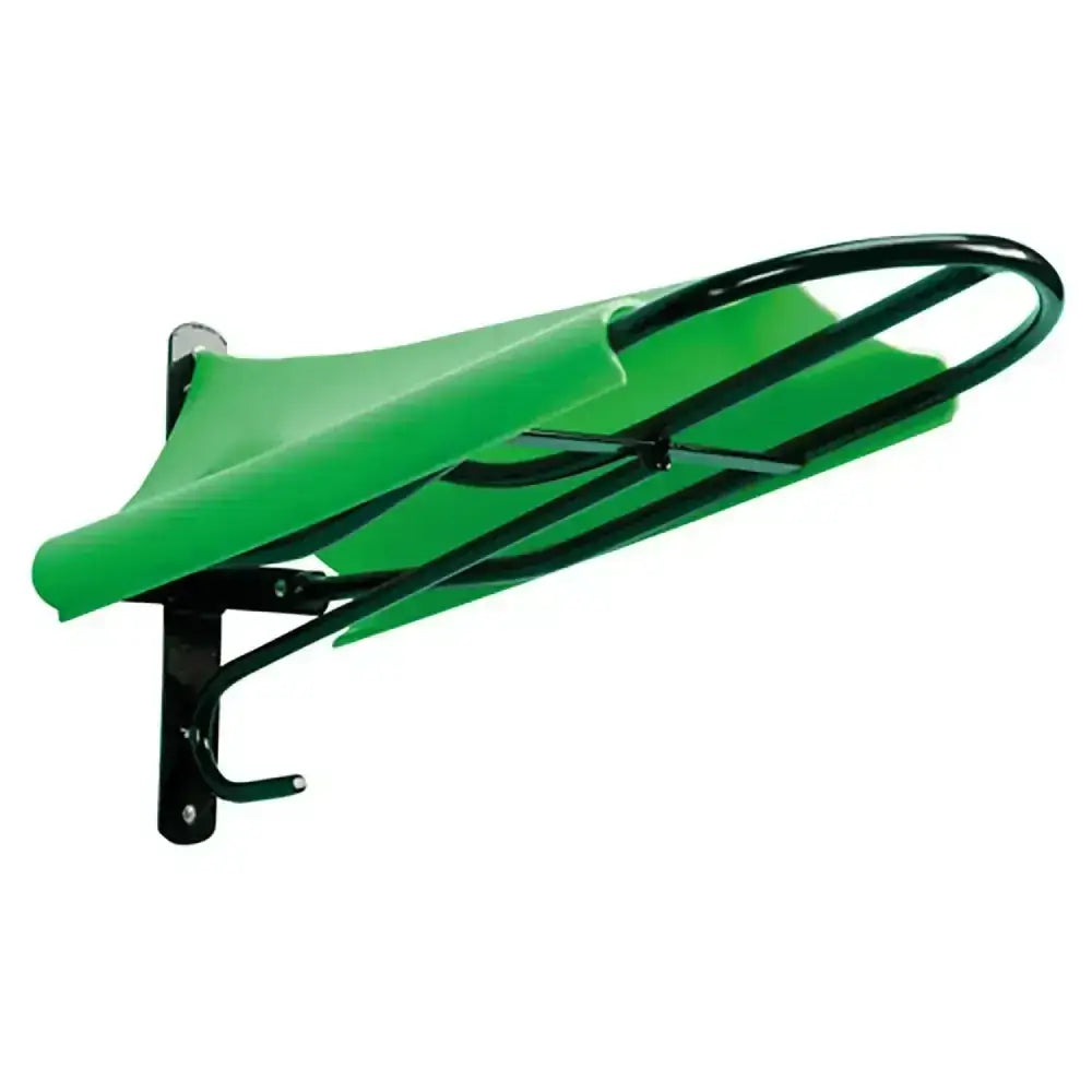Green plastic sled with black metal frame and mounting bracket in stubbs smoothie slip-on s173 specially developed shape