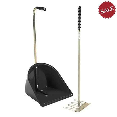 Stubbs Stable Mate Manure Collector High C/W Rake S4585 Black Mucking Out