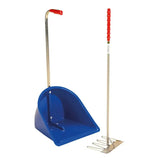 Stubbs Stable Mate Manure Collector With Long Handle Rake (S4585) Blue Mucking Out Barnstaple Equestrian Supplies