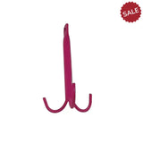 Stubbs Tack Hook Three Prong S24A Green Bridle Hooks