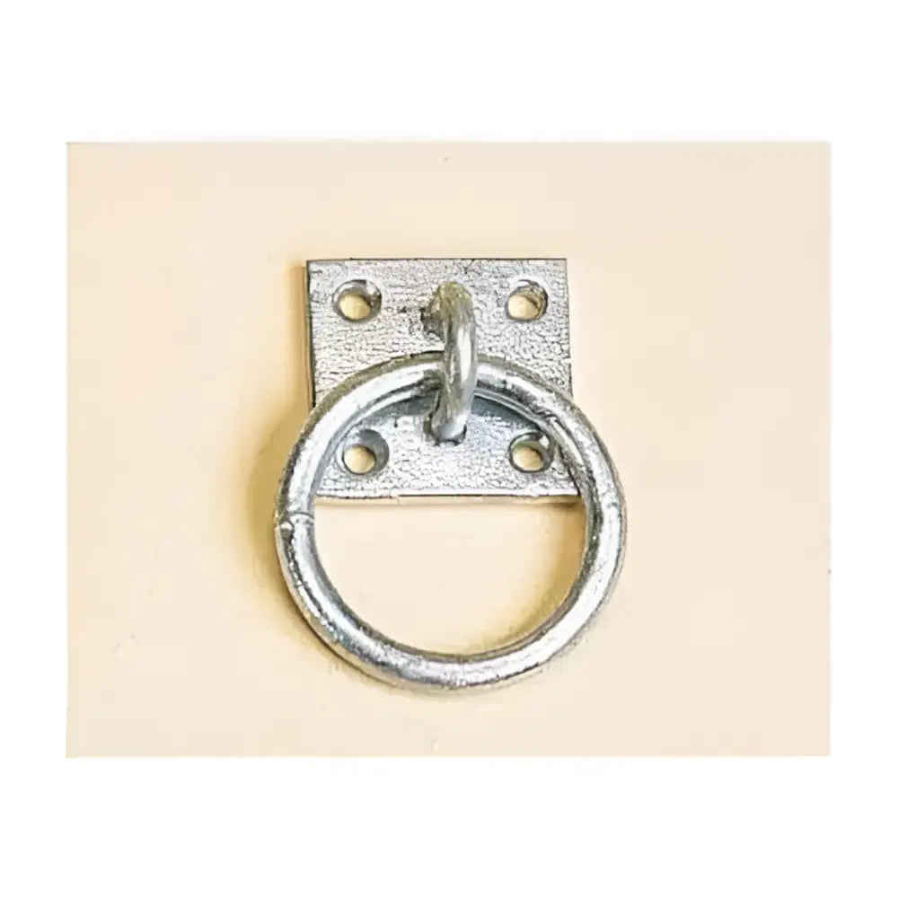 Stubbs Tie Ring on Plate S30P Tie Up Rings Barnstaple Equestrian Supplies