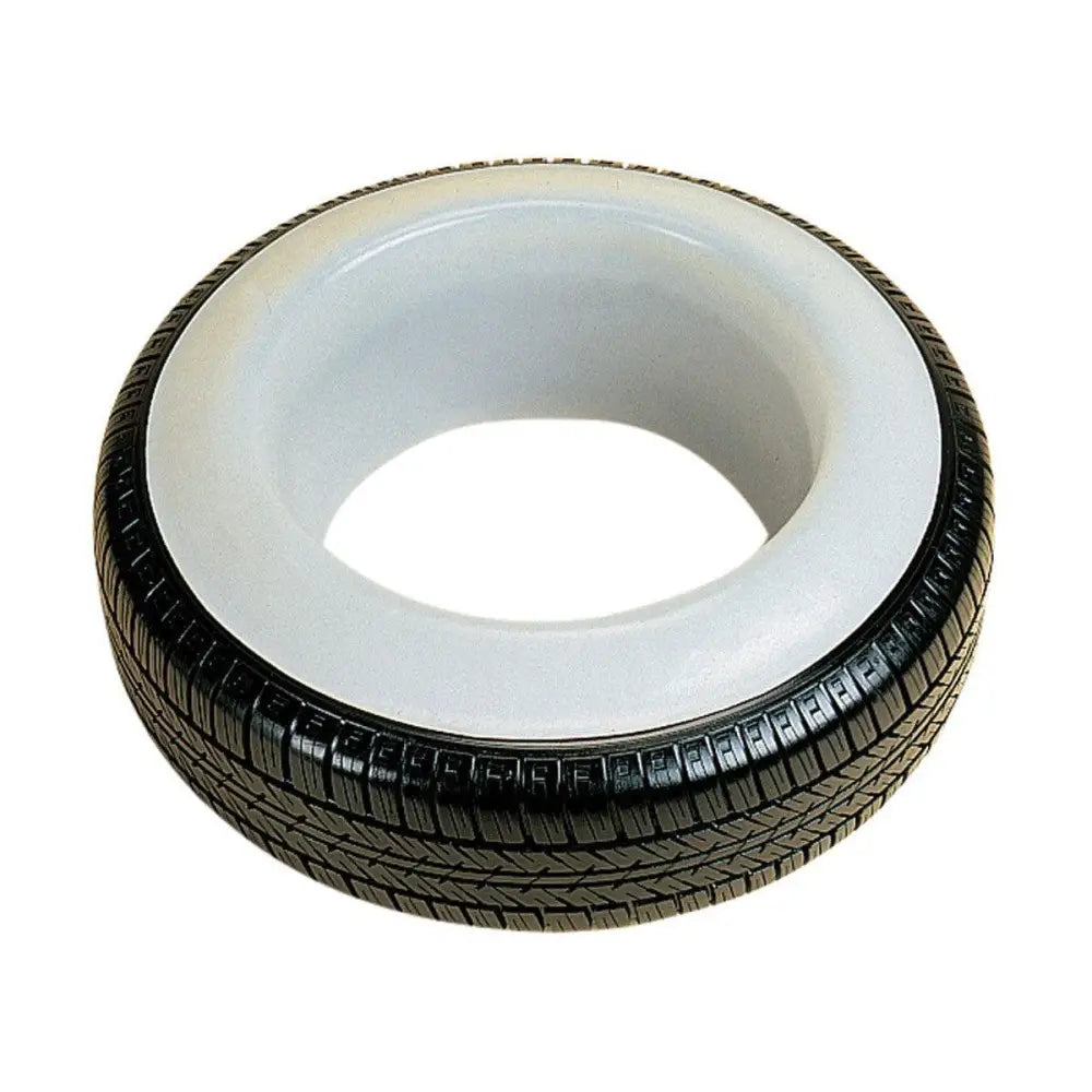 Stubbs tyre bowl black rubber tyre bowl with white inner ring designed as inflatable pool float rarely kicked