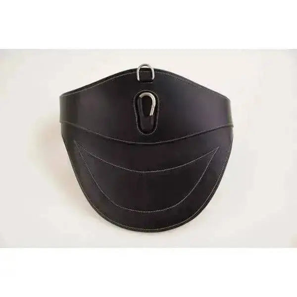 Stud Guard Girths Rhinegold German Leather Softee Padded Black 48&Quot; / 120Cm Girths Barnstaple Equestrian Supplies