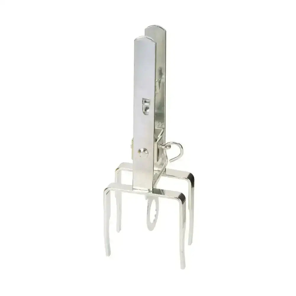 Silver metal stv mole claw trap with hinged mechanism and four legs for effective kill mole traps