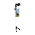 Stv trigger picker black plastic trigger grabber with silver telescopic handle and yellow claw 80cm extended reach for pest control pest