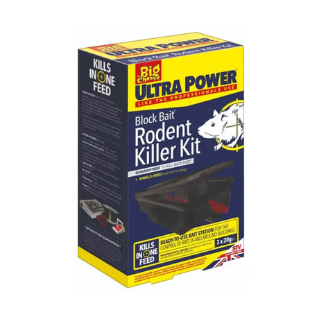 STV Ultra Power Block Bait2 Rat Killer Station (STV566) Pest Control Barnstaple Equestrian Supplies