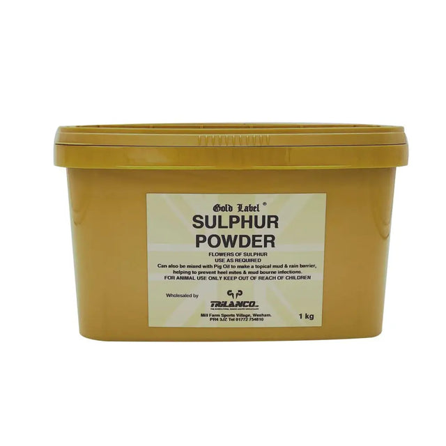 Sulphur Powder Horse Supplements Barnstaple Equestrian Supplies