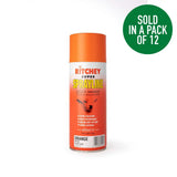 Orange ritchey super sprayline stock marker spray can in bright orange for reliable marking with marker spray 400ml