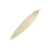 A cream-colored natural hair false feather from supreme products double 76cm natural hair false tail
