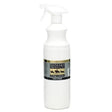 White plastic spray bottle of supreme products heritage coat shine with black and gold label for product care