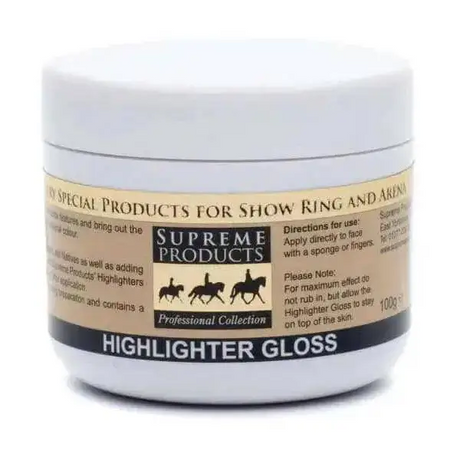 Supreme Products Highlighter Gloss Plaiting Plaiting Gels Barnstaple Equestrian Supplies