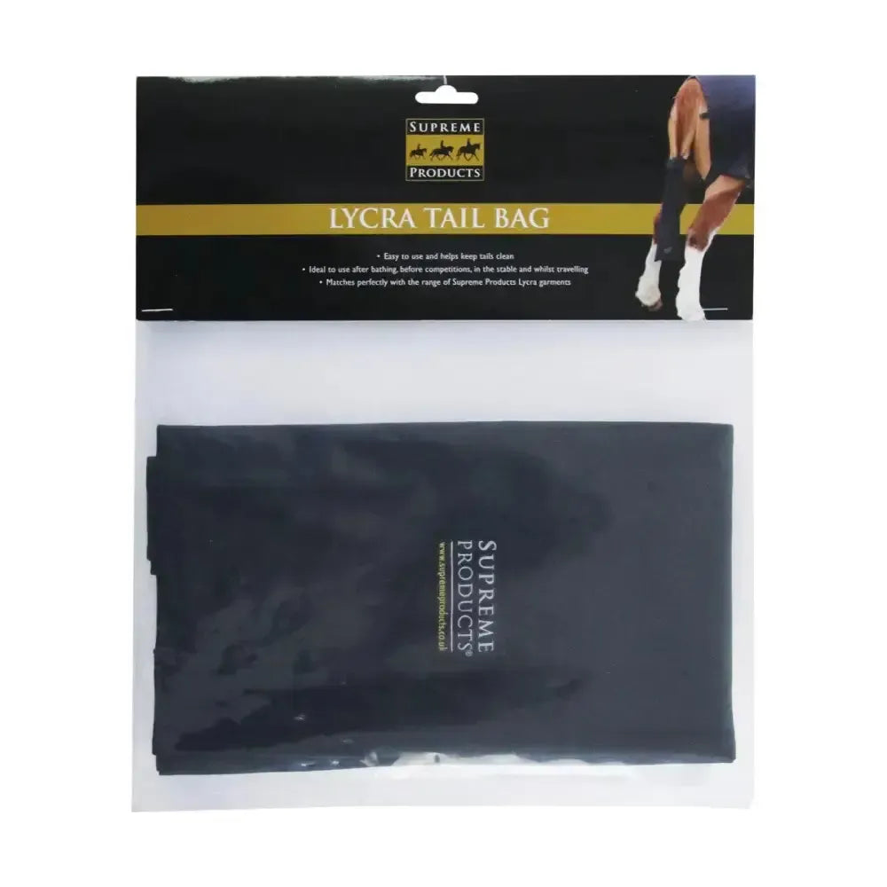 Supreme Products Lycra Tail Bag Black Tail Guards