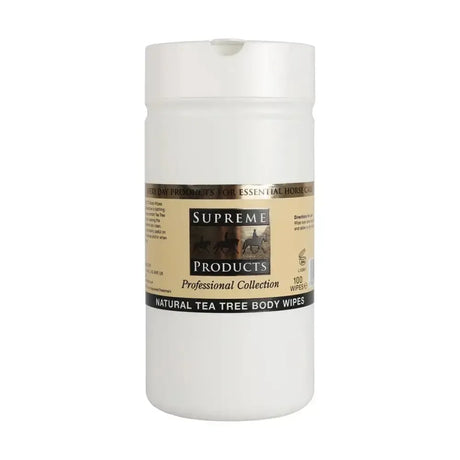 Supreme Products Natural Tea Tree Body Wipes 100 Wipes Coat Shines