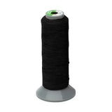 Black strong plaiting thread on gray plastic core with green and white label from supreme products plaiting standard