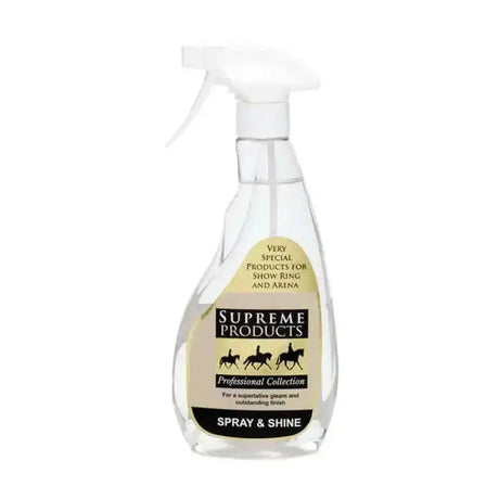 Supreme Products Spray and Shine For Horse and Ponies 500ml Showing & Plaiting Barnstaple Equestrian Supplies