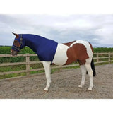 Blue lycra hood from supreme products two designed for keeping plaits intact and protecting horse ears
