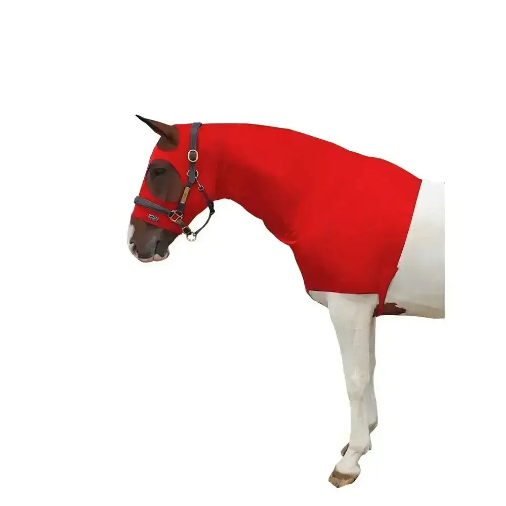 Red supreme products two in one hood with adjustable straps lycra material perfect for keeping plaits intact