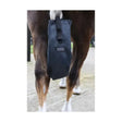 Black waterproof tail bag with strap and supreme products label perfect equine wardrobe essential