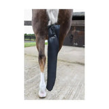 Black waterproof leg wrap for horses from supreme products waterproof tail bag, an equine wardrobe essential