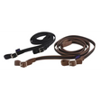 Sure Grip Webbing Reins Black Small Pony Trigger 