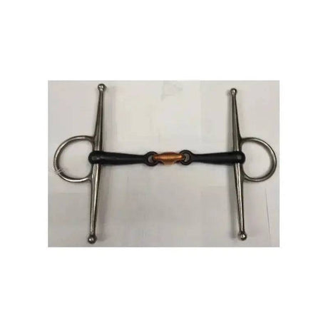 Sweet Iron Full Cheek with Copper Lozenge 114 mm (4 1/2") Saddlery Trade Services Horse Bits Barnstaple Equestrian Supplies