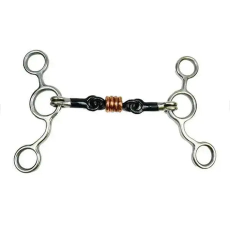 Sweet Iron Tom Thumb Copper Roller SI2695 (USA Gag) 101 Mm (4") Horse Bits Barnstaple Equestrian Supplies