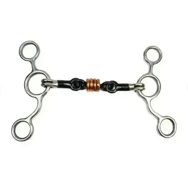 Sweet Iron Tom Thumb Copper Roller SI2695 (USA Gag) 101 mm (4") Horse Bits