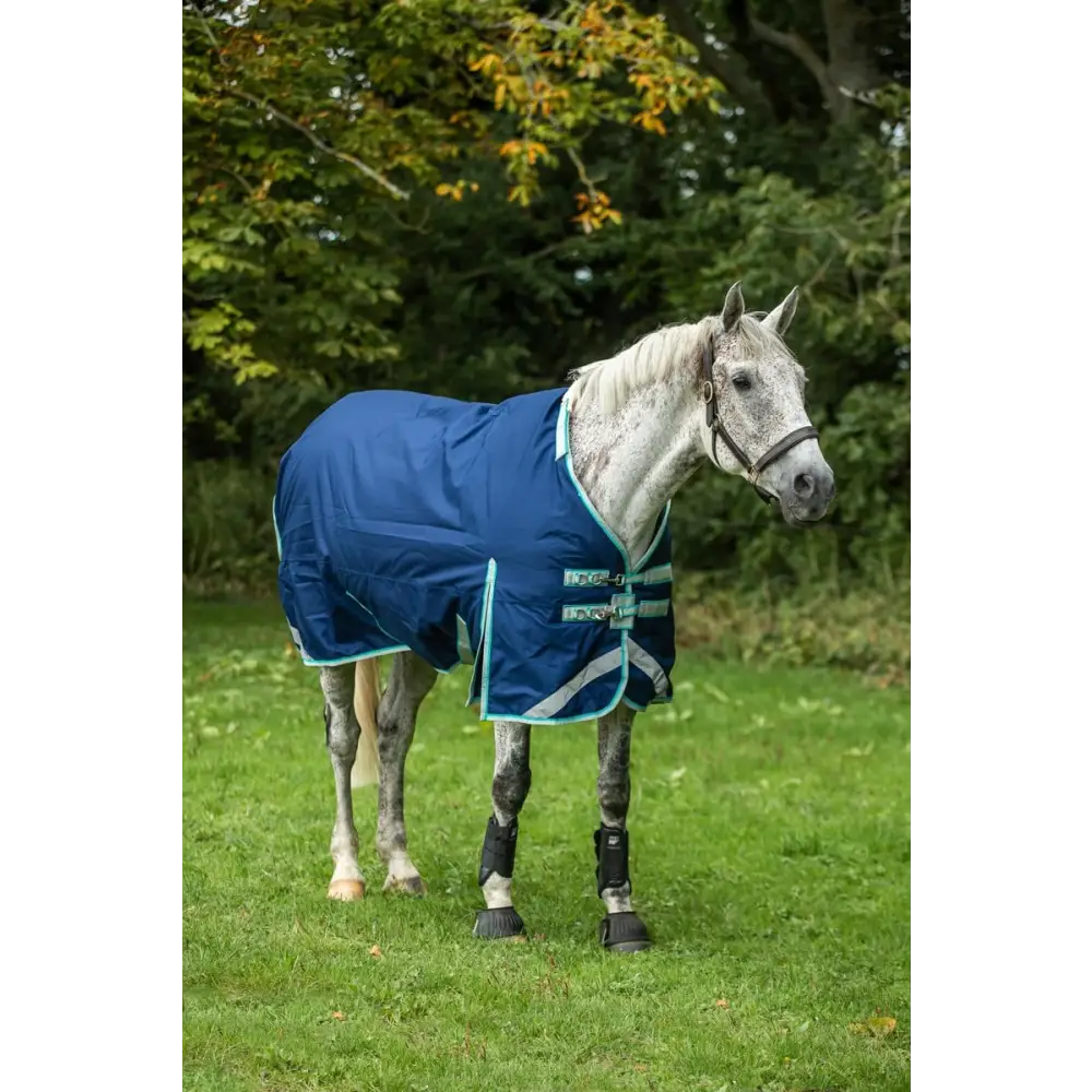 Swish 100g Detachable Neck Turnout Rug - Navy 4'3 Turnout Rugs