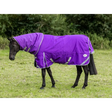 Swish 100g Detachable Neck Turnout Rug - Purple 4'3 Turnout Rugs