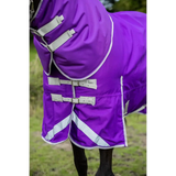 Swish 100g Detachable Neck Turnout Rug - Purple 4'3 Turnout Rugs