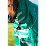 Swish 200G Detachable Neck Turnout Rug - Green 4'3 Turnout Rugs