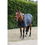 Dark gray quilted swish 200g horse rug with black trim and soft nylon lining for extra comfort and warmth