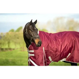 Swish 50g Detachable Neck Turnout Rug - Burgundy 4'3 Turnout Rugs