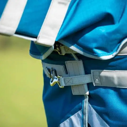 Swish 50g Detachable Neck Turnout Rug - Turquoise 4'3 Turnout Rugs