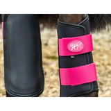 Swish Double Locking Brushing Boots - Pink Small (Pony) Brushing Boots