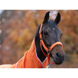 Swish Fleece Padded Head Collar - Orange Pony Headcollars