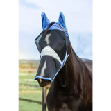 Swish Horse Fly Mask With Nose - Cornflower XSmall (Small Pony) Fly Masks