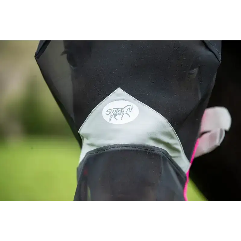 Swish Horse Fly Mask With Nose - Pink X Small (Small Pony) Fly Masks