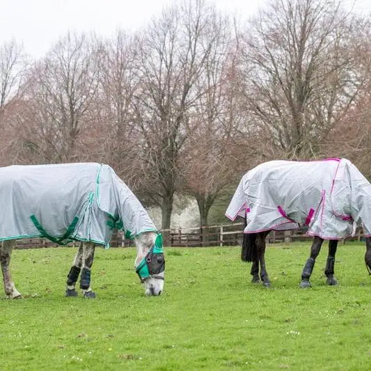 Swish Mesh Fly Rug - Grey/Green 4'3 Fly Rugs