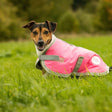 Swish Waterproof Dog Coat - High Viz Pink 25cm/10" Dog Coats