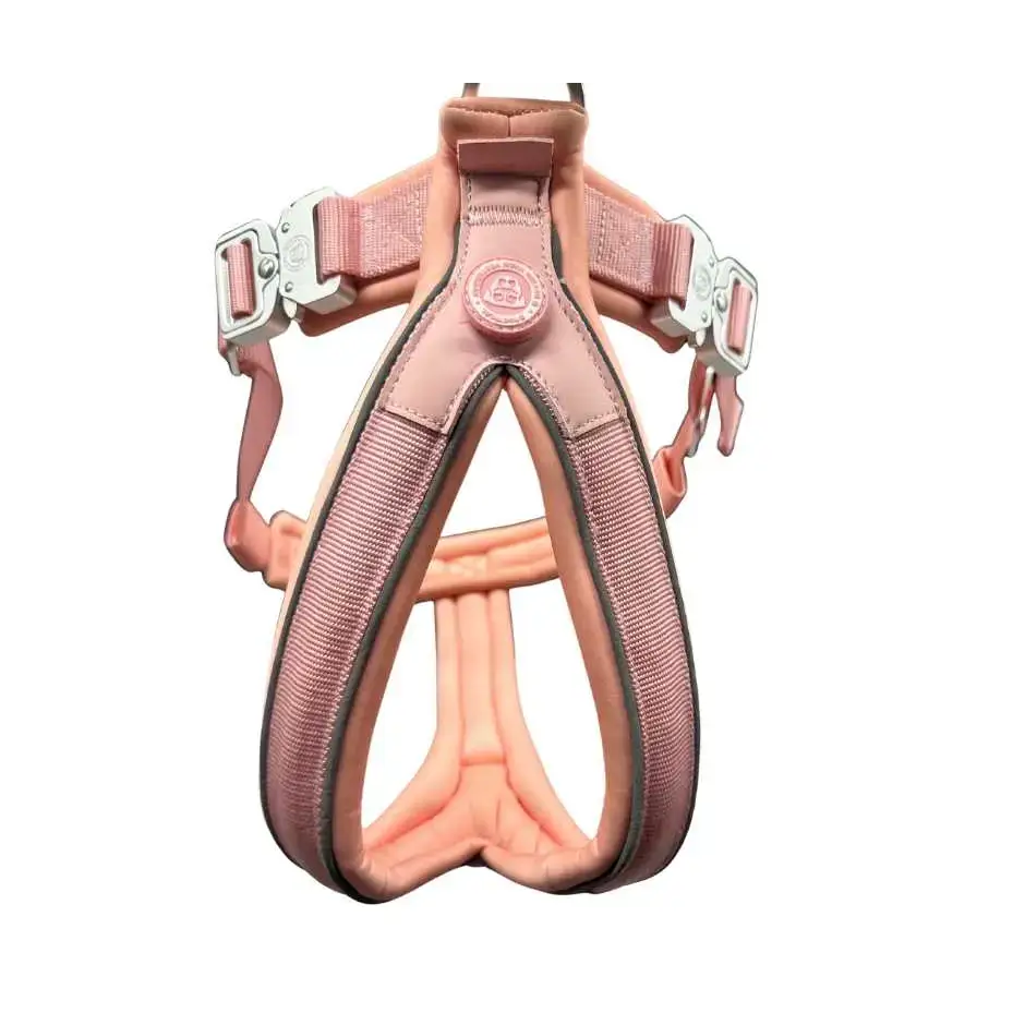 The 2.5cm BTactical™ Slip on Harness | Pastel Pink XSmall Dog Collar