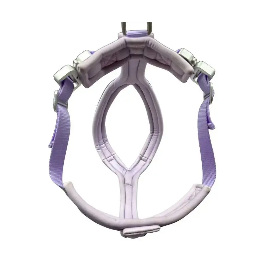 The 2.5cm BTactical™ Slip on Harness| Pastel Purple Xsmall Dog Collar