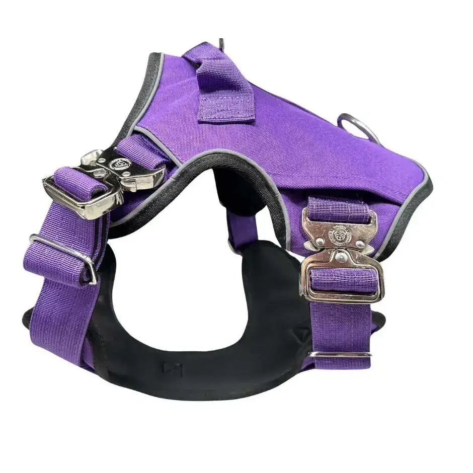 The No Pull Ultimate BTactical™ Harness | Lavender Purple Small Dog Collar
