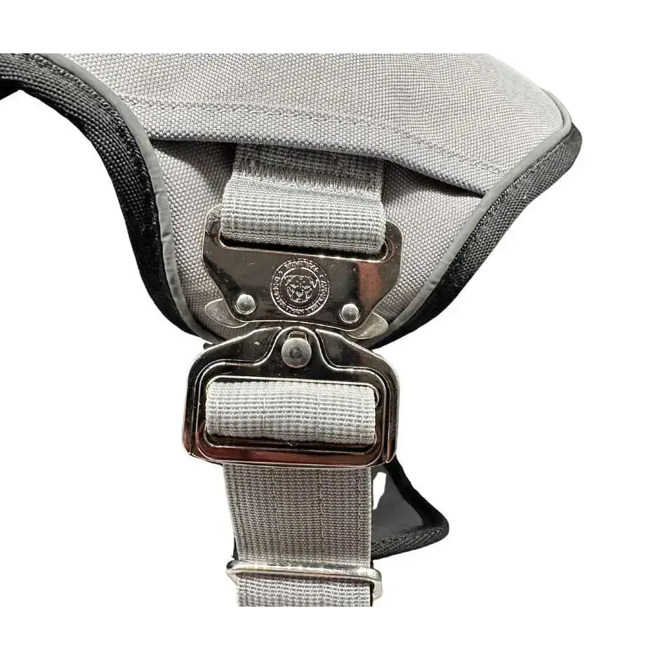 The No Pull Ultimate BTactical™ Harness | Misty Grey Small Dog Collar