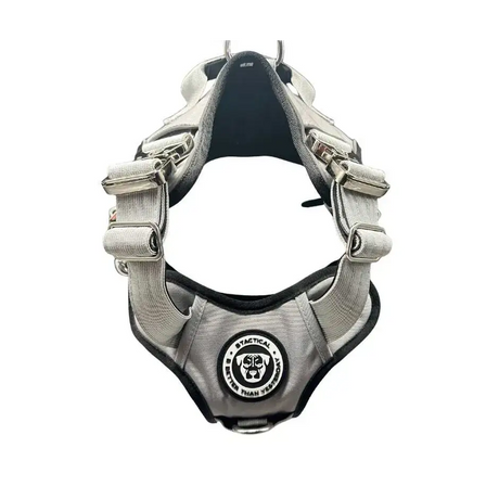 The No Pull Ultimate BTactical™ Harness | Misty Grey Small Dog Collar