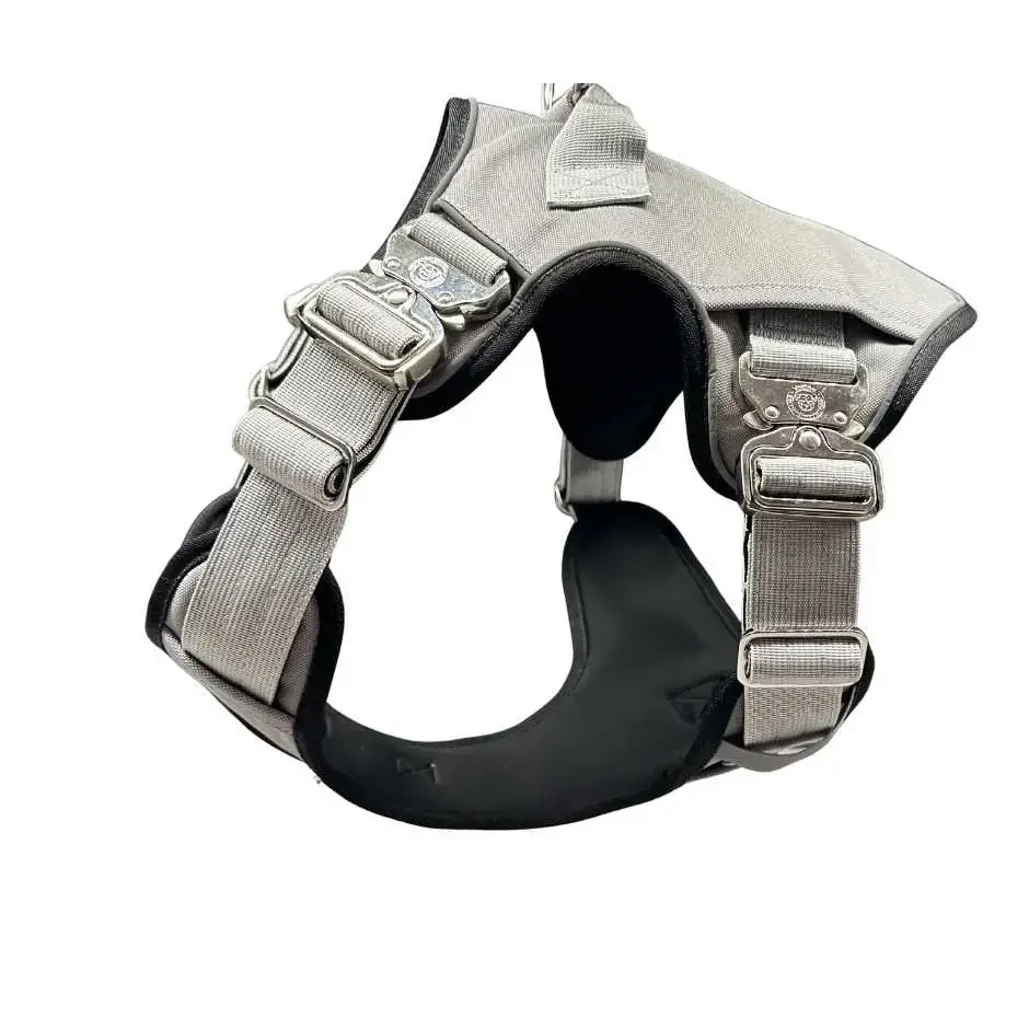 The No Pull Ultimate BTactical™ Harness | Misty Grey Small Dog Collar