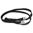 Thin Stirrup Leathers Black Small 