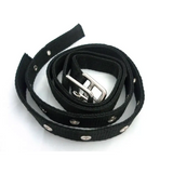 Thin Stirrup Leathers Black Small 