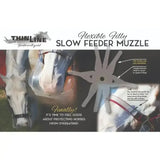 ThinLine Flexible Grazing Muzzles For Horses 2.5cm 2.5cm Small 19" (Mini To Pony) Grazing Muzzle