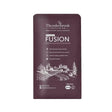 Thunderbrook fusion horse feed in dark maroon pouch with organic linseed organic oat bran and countryside design